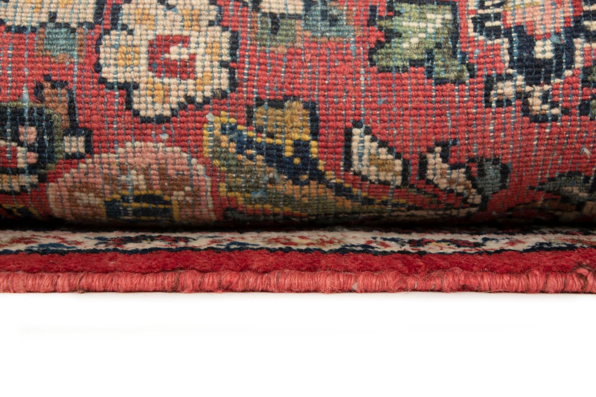 8' 10 x 11' 11 Hand Knotted Sarough Persian Wool Rug