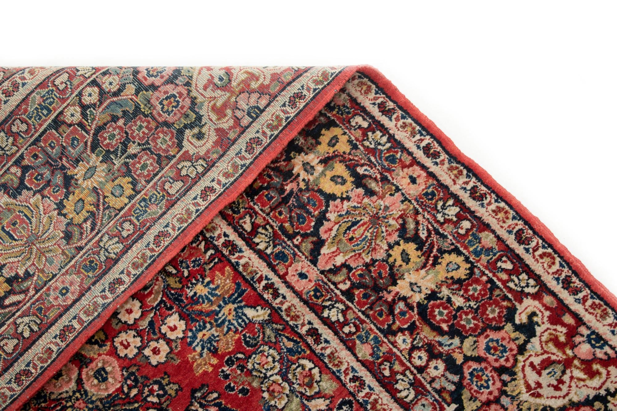 8' 10 x 11' 11 Hand Knotted Sarough Persian Wool Rug