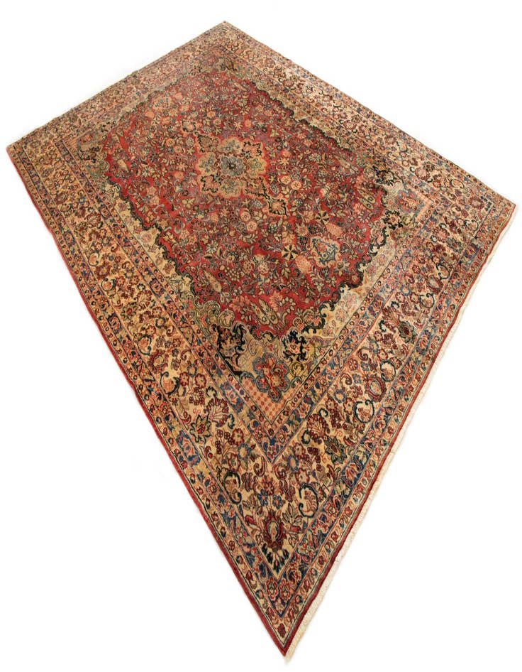 Detail image of 9' x 12' 1  Hand Knotted Sarough Persian Wool Rug