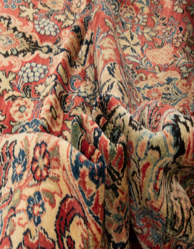 Detail image of 9' x 12' 1  Hand Knotted Sarough Persian Wool Rug