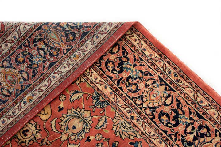 8' 10 x 11' 11 Sarough Wool Rug