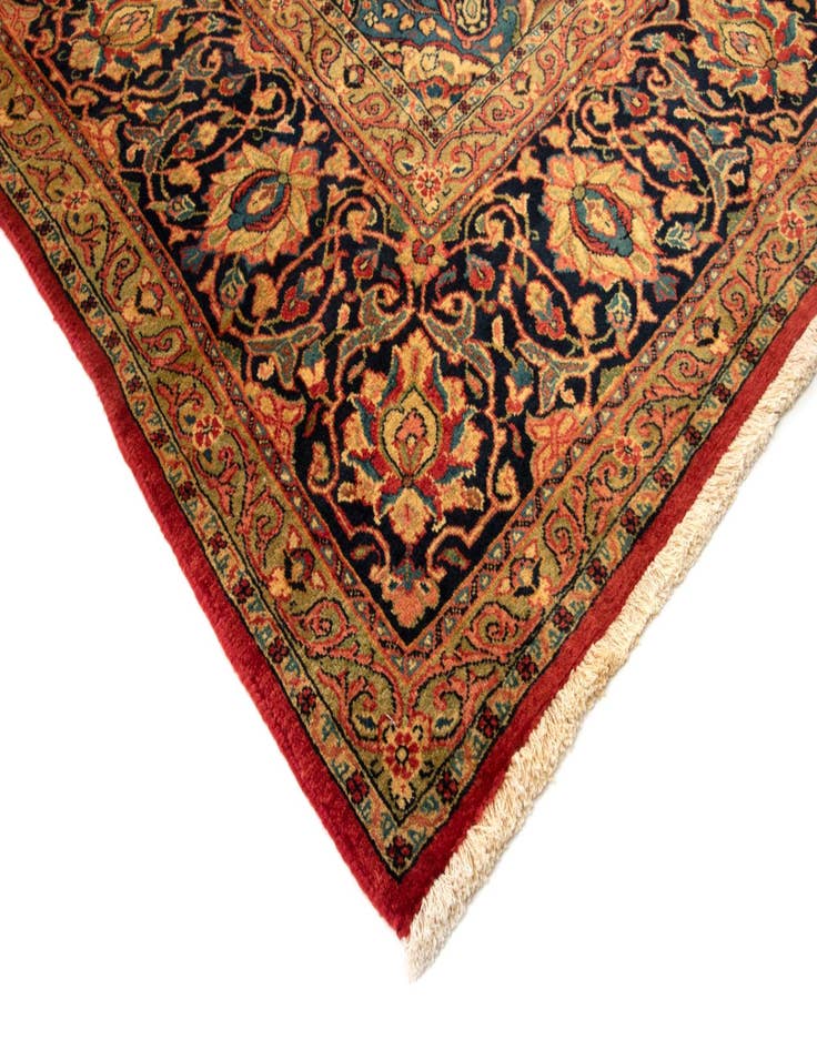 Detail image of 8' 10 x 12' Hand Knotted Sarough Persian Wool Rug