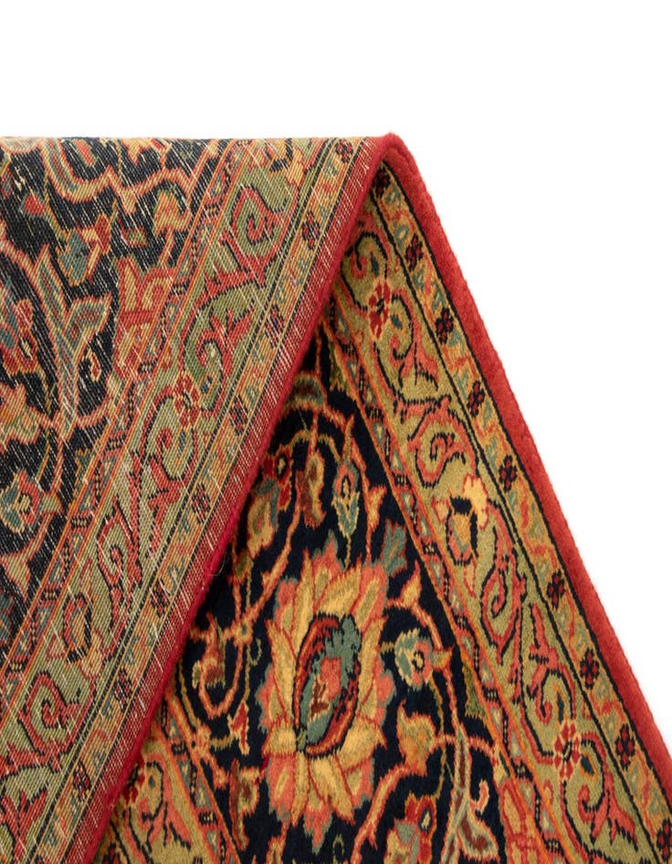 Detail image of 8' 10 x 12' Hand Knotted Sarough Persian Wool Rug