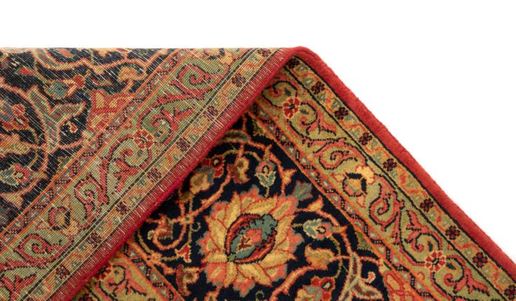 Detail image of 8' 10 x 12' Hand Knotted Sarough Persian Wool Rug