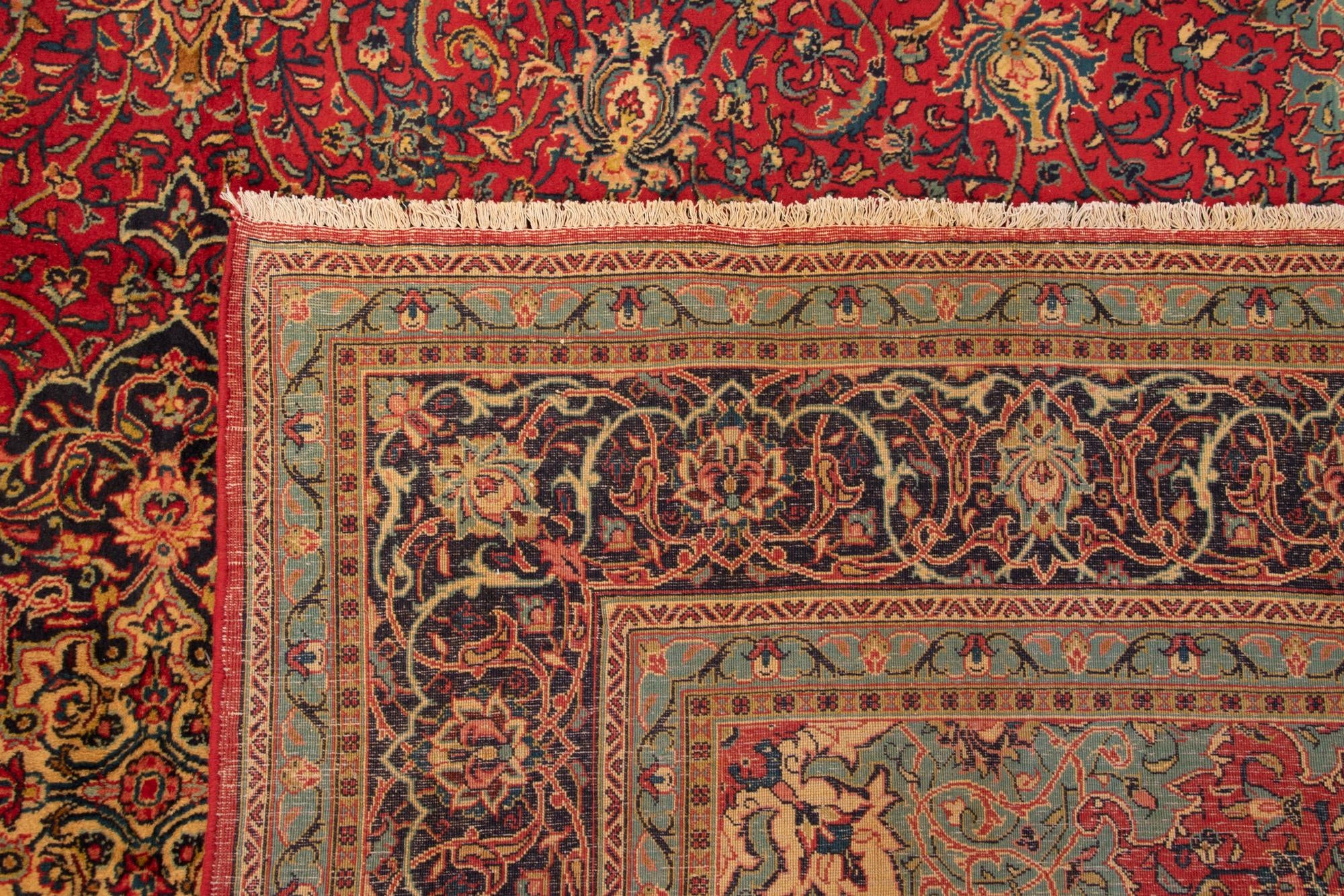 295cm x 415cm Hand Knotted Sarough Persian Wool Rug