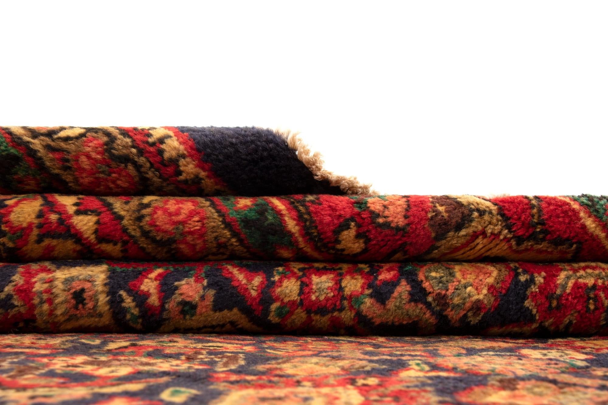 10' 2 x 12' 9 Hand Knotted Sarough Persian Wool Rug