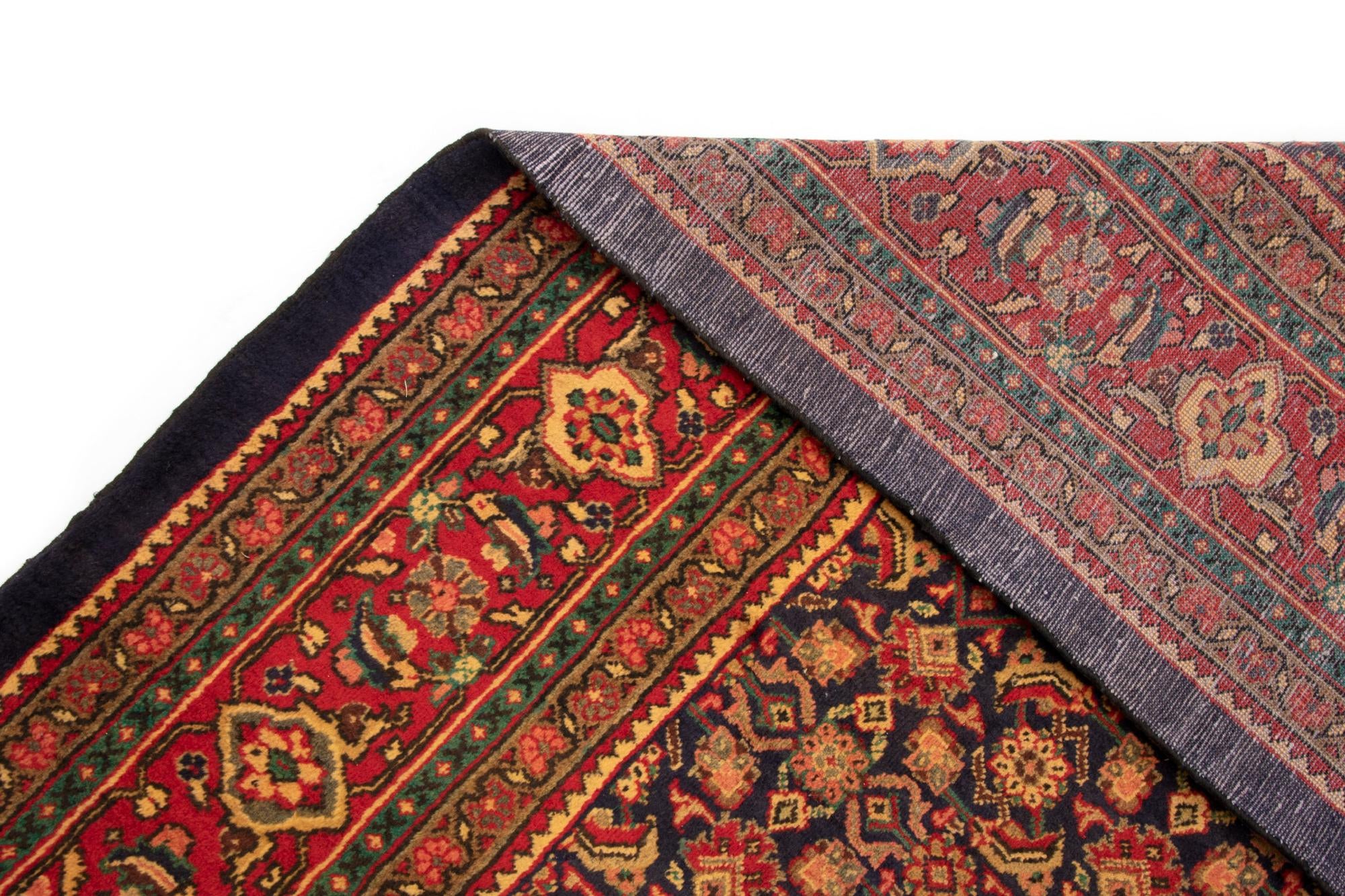 10' 2 x 12' 9 Hand Knotted Sarough Persian Wool Rug