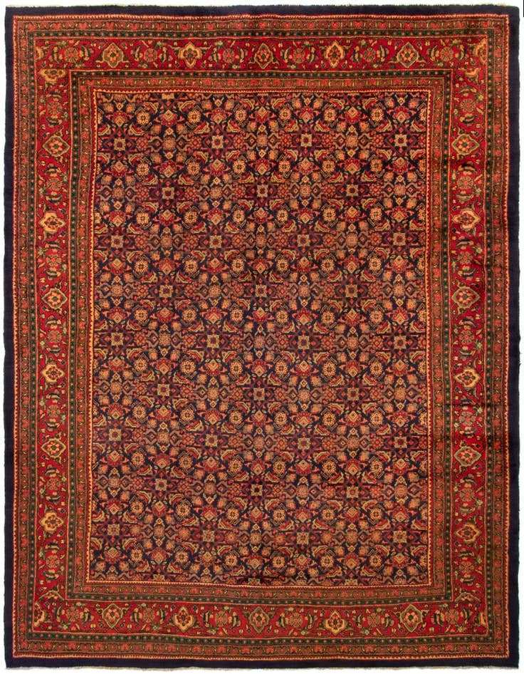 Detail image of 10' 2 x 12' 9 Hand Knotted Sarough Persian Wool Rug