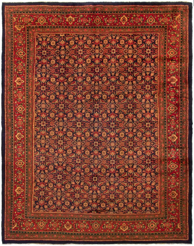 Detail image of 10' 2 x 12' 9 Hand Knotted Sarough Persian Wool Rug