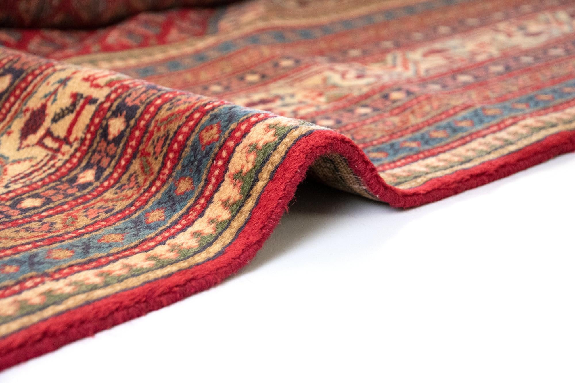 9' 8 x 13' Hand Knotted Sarough Persian Wool Rug
