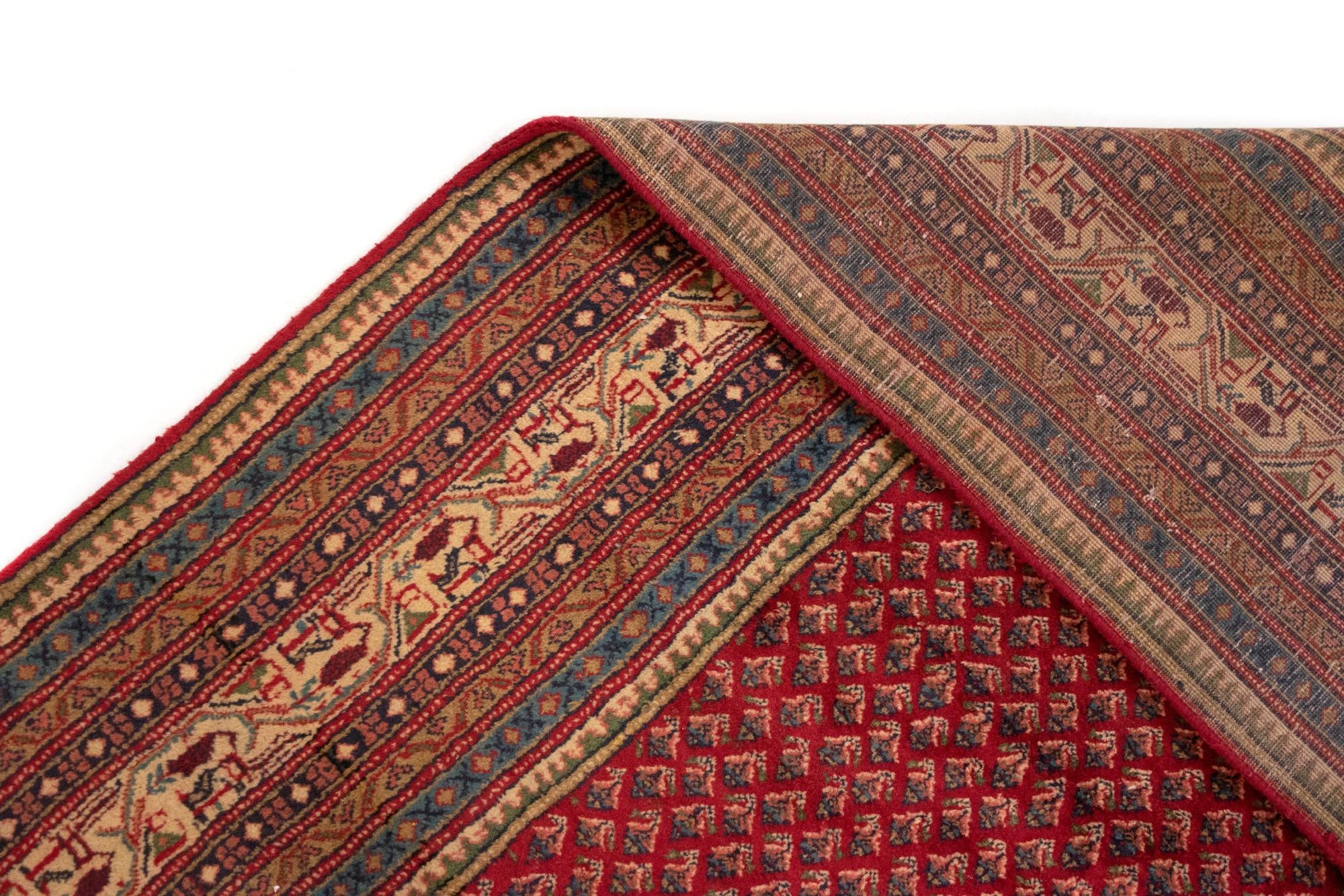 9' 8 x 13' Hand Knotted Sarough Persian Wool Rug
