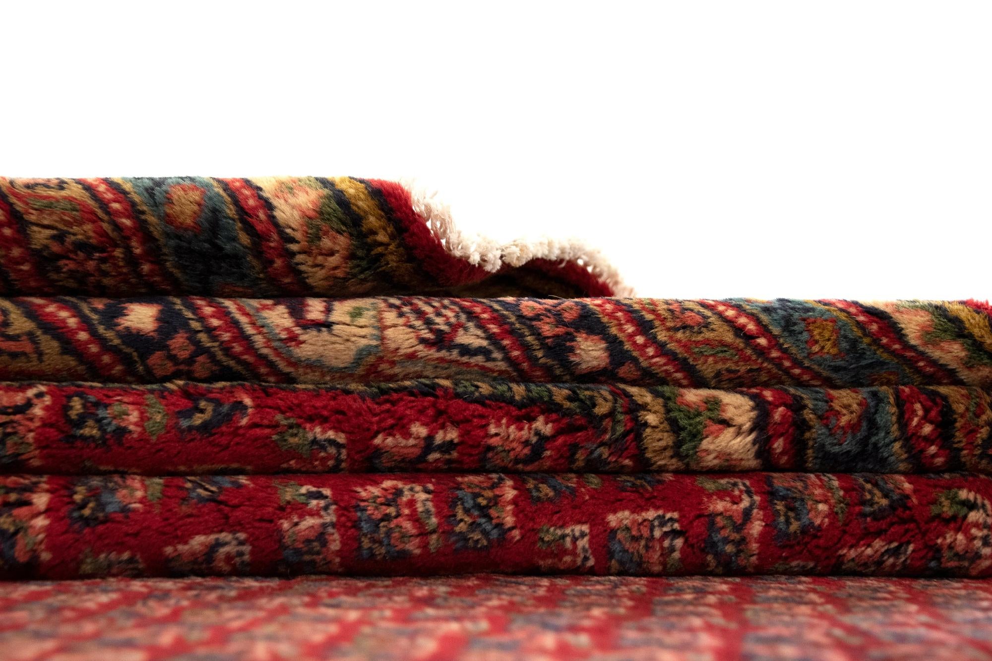9' 8 x 13' Hand Knotted Sarough Persian Wool Rug