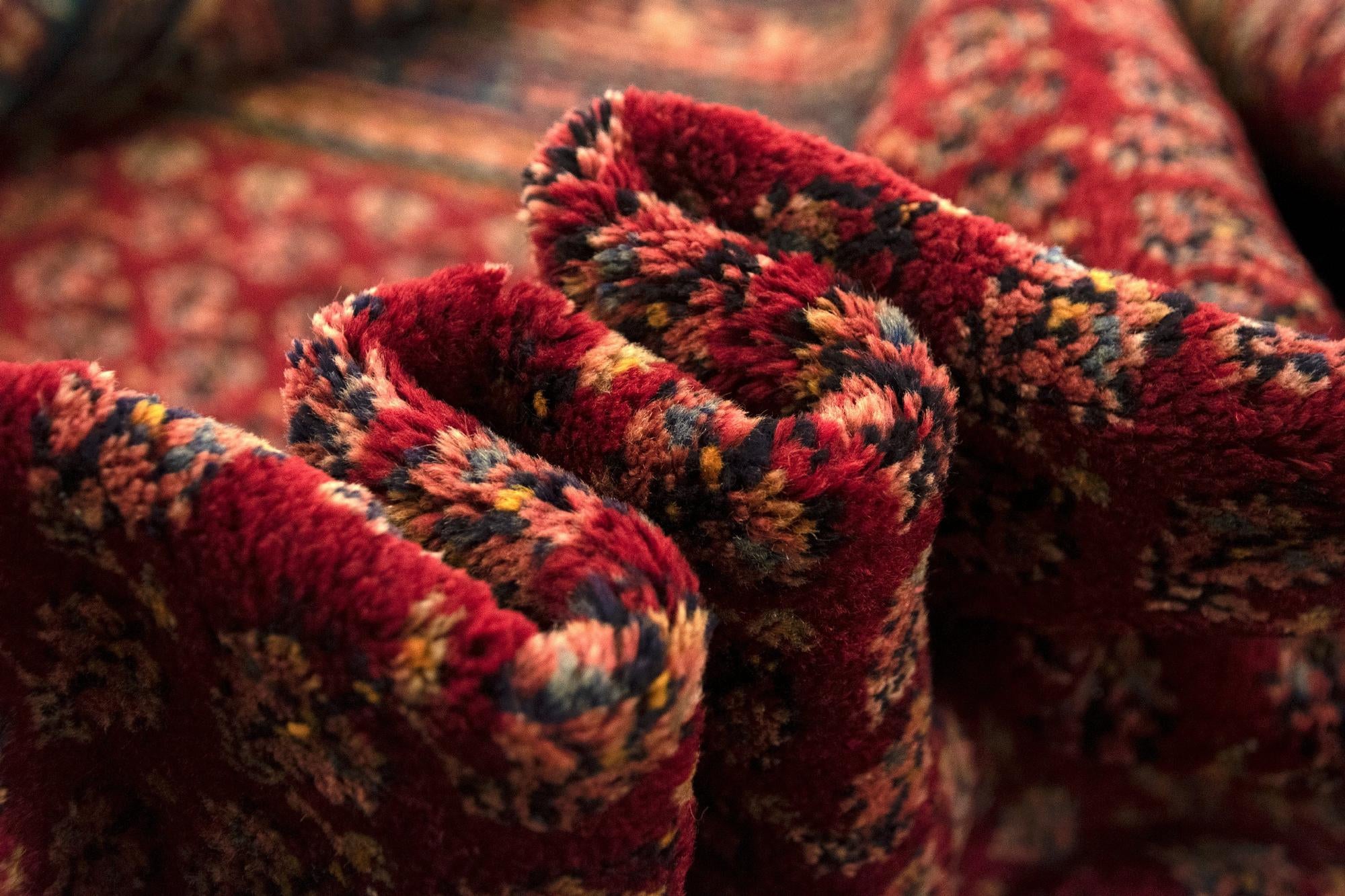 6' 9 x 10' 6 Hand Knotted Sarough Persian Wool Rug