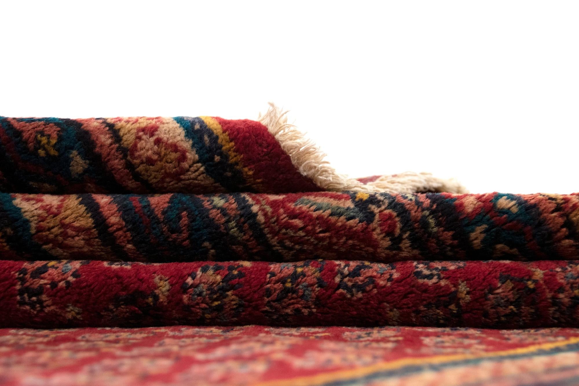 6' 9 x 10' 6 Hand Knotted Sarough Persian Wool Rug