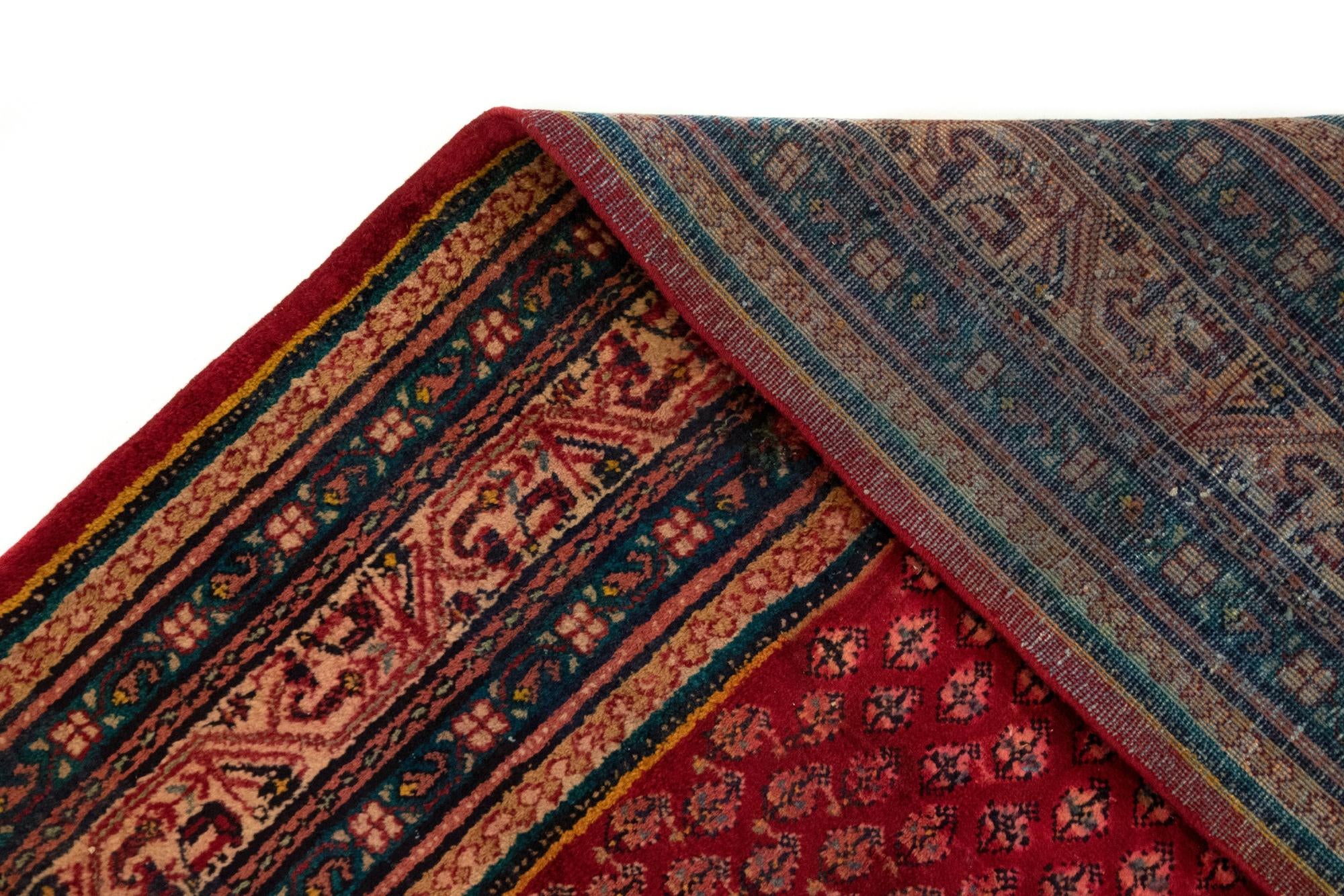 6' 9 x 10' 6 Hand Knotted Sarough Persian Wool Rug