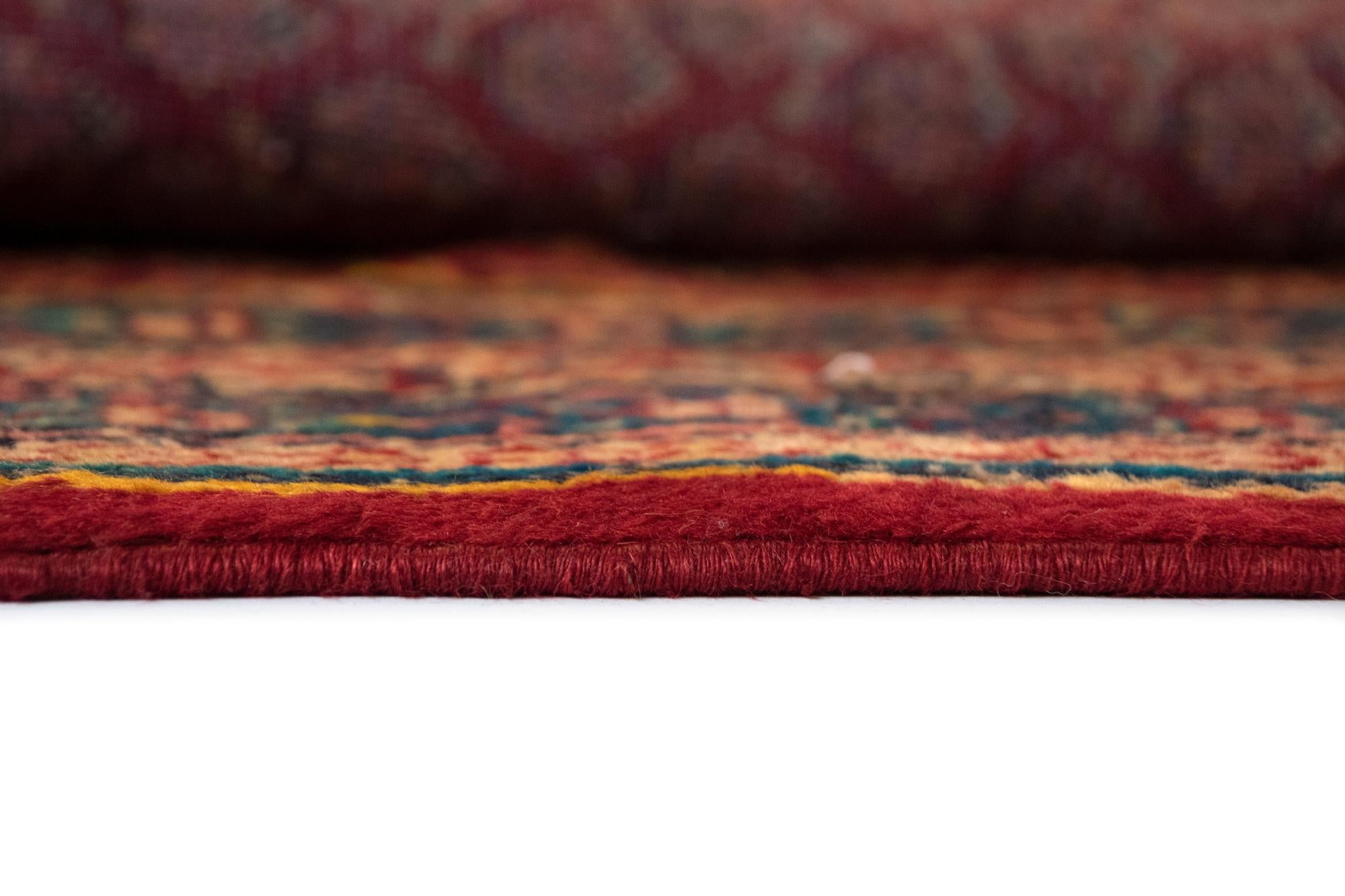 6' 11 x 10' 6 Hand Knotted Sarough Persian Wool Rug