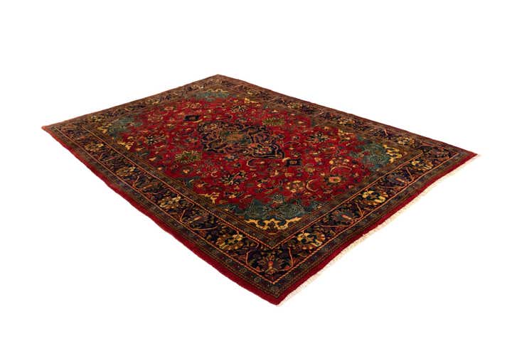 7' 10 x 11' 1 Hand Knotted Sarough Persian Wool Rug