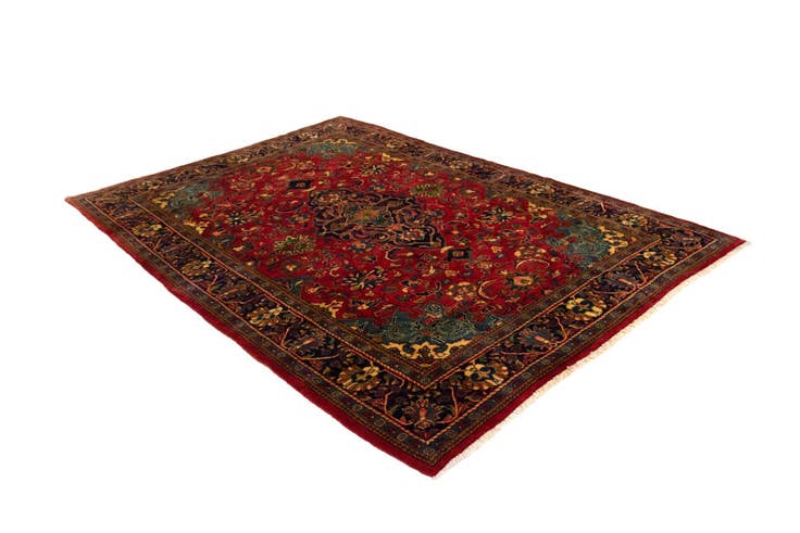 Detail image of 7' 10 x 11' 1 Hand Knotted Sarough Persian Wool Rug