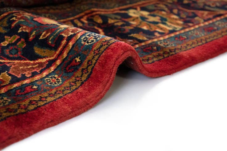 Detail image of 7' 10 x 11' 1 Hand Knotted Sarough Persian Wool Rug