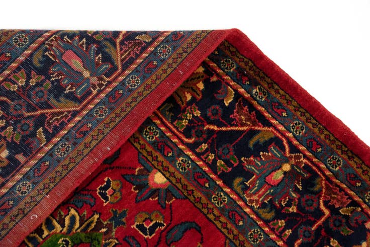 Detail image of 7' 10 x 11' 1 Hand Knotted Sarough Persian Wool Rug
