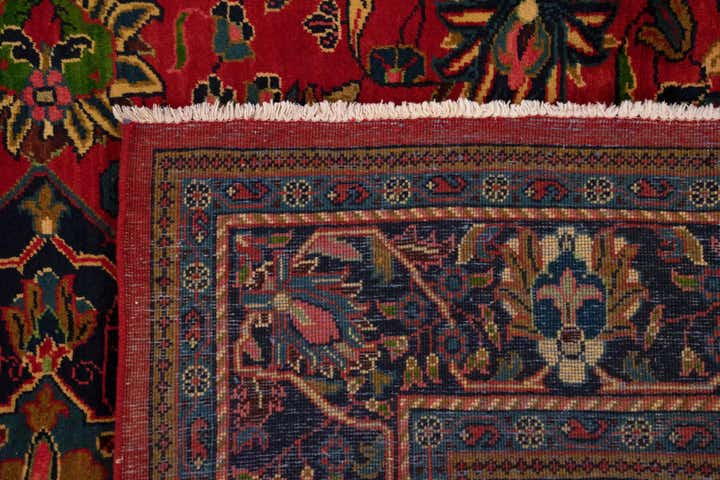 7' 10 x 11' 1 Hand Knotted Sarough Persian Wool Rug