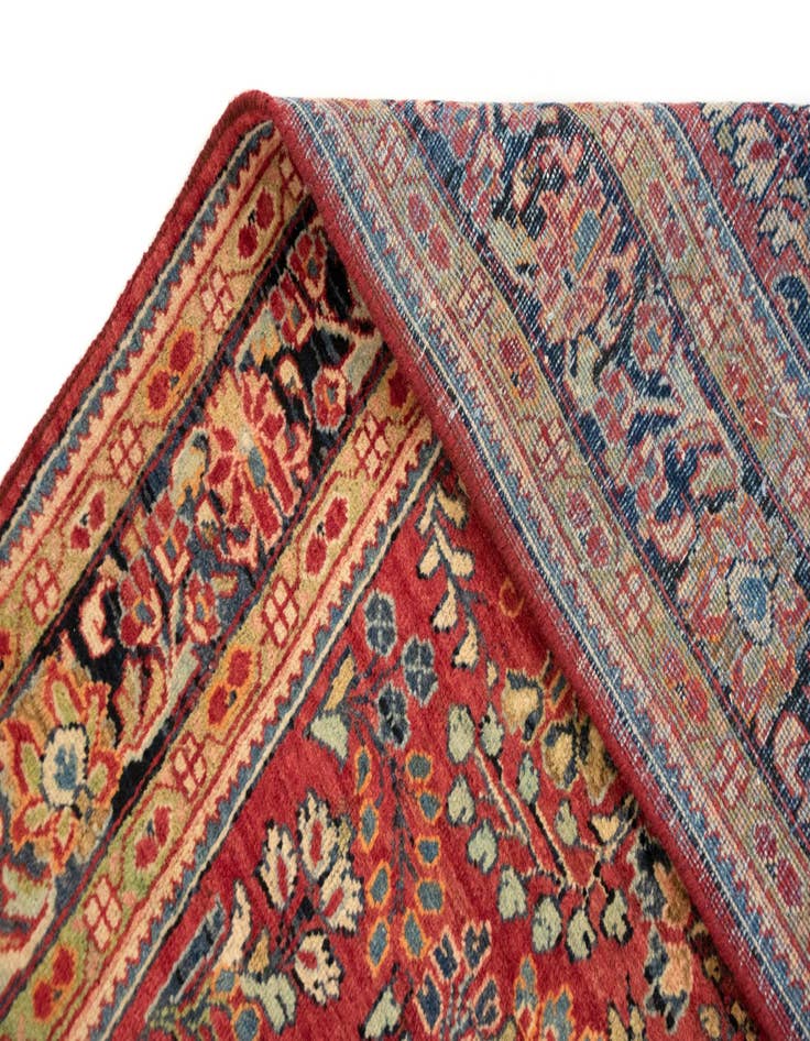 Detail image of 4' 5 x 6' 11  Hand Knotted Sarough Persian Wool Rug
