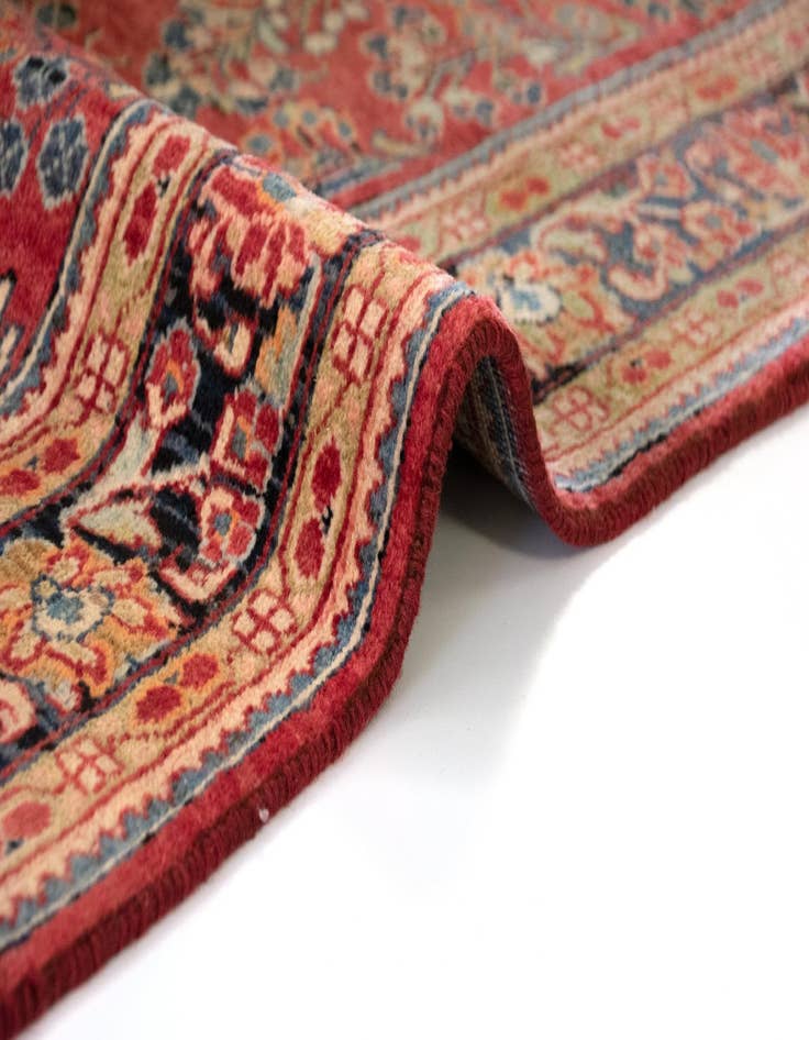 Detail image of 4' 5 x 6' 11  Hand Knotted Sarough Persian Wool Rug