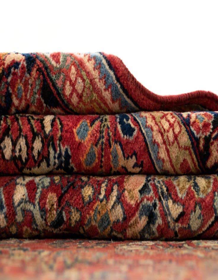 Detail image of 4' 5 x 6' 11  Hand Knotted Sarough Persian Wool Rug