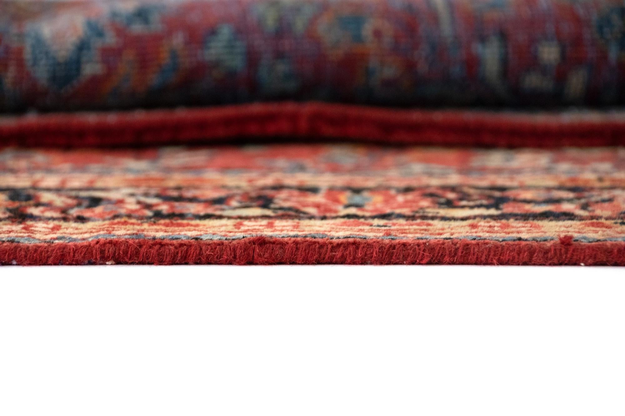4' 5 x 7' Hand Knotted Sarough Persian Wool Rug