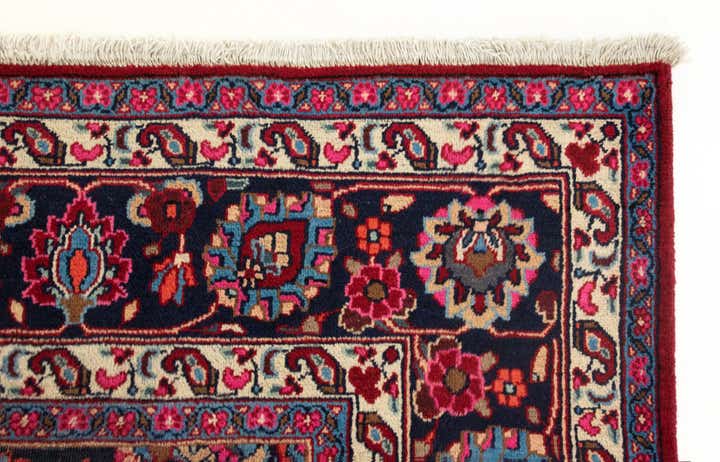 6' 10 x 9' 7 Sarough Wool Rug