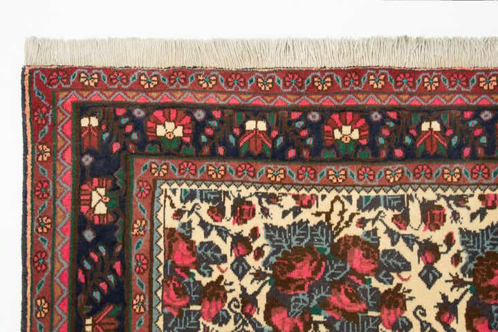 6' 4 x 9' 7 Hand Knotted Sarough Persian Wool Rug