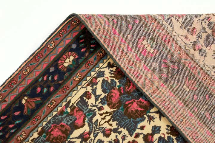 6' 4 x 9' 7 Hand Knotted Sarough Persian Wool Rug