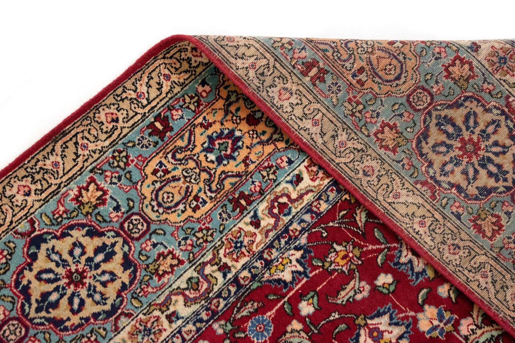 8' 11 x 15' 4 Hand Knotted Sarough Persian Wool Rug