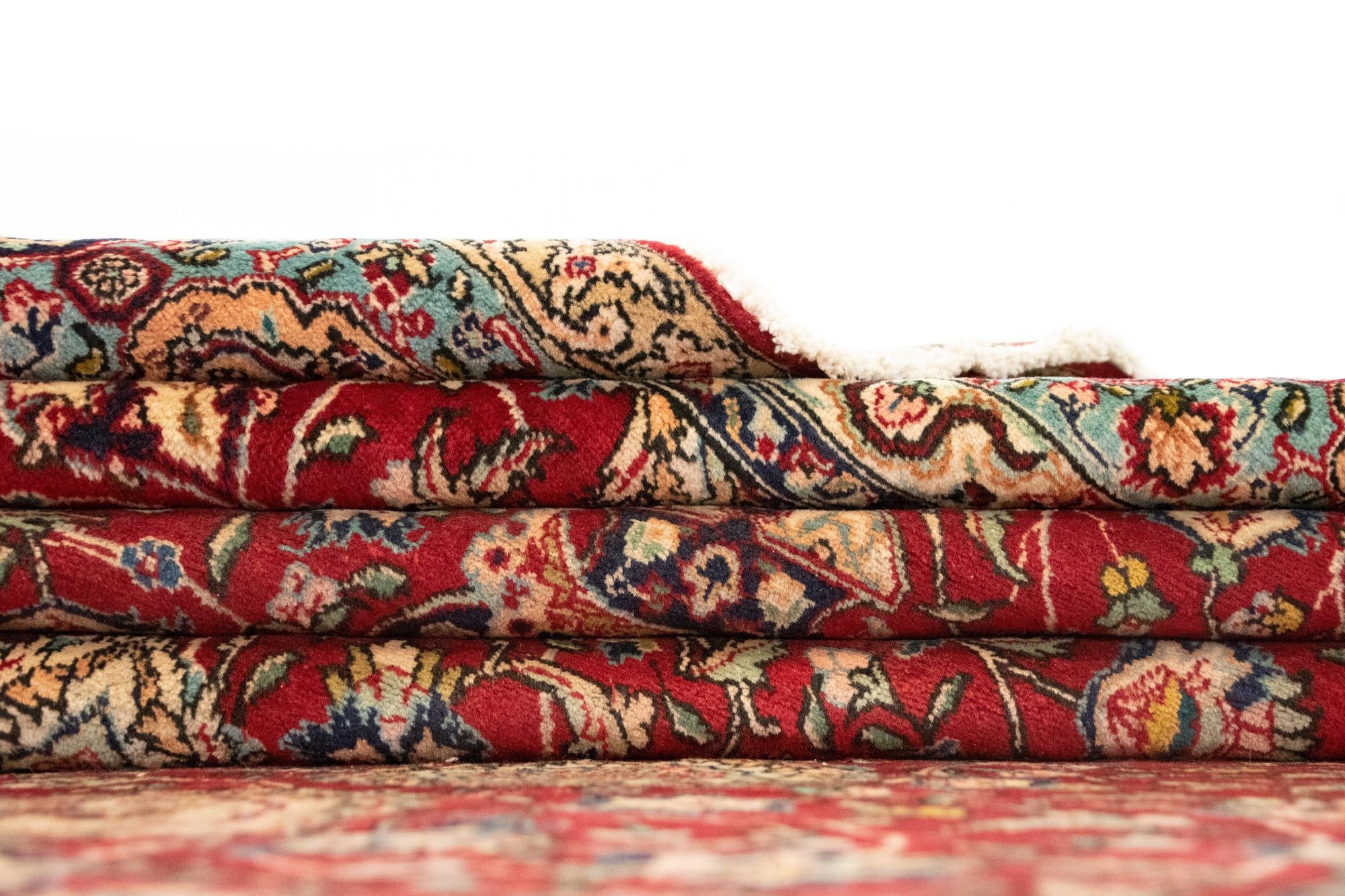 8' 11 x 15' 4 Hand Knotted Sarough Persian Wool Rug