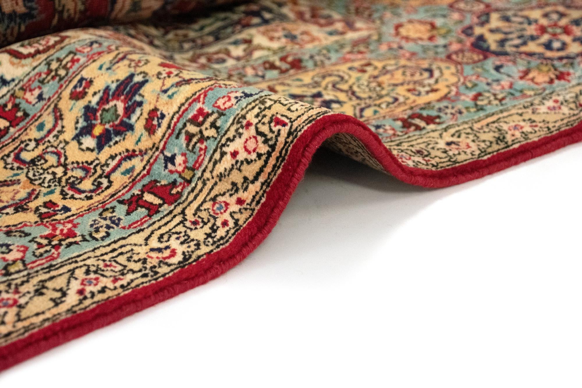8' 11 x 15' 4 Hand Knotted Sarough Persian Wool Rug