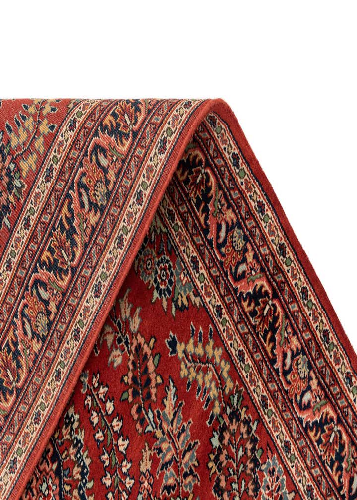 4' 3 x 6' Hand Knotted Sarough Wool Rug