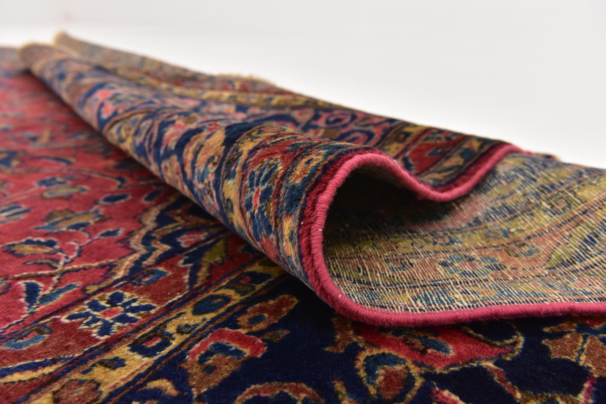 8' 9 x 11' Hand Knotted Sarough Persian Wool Rug