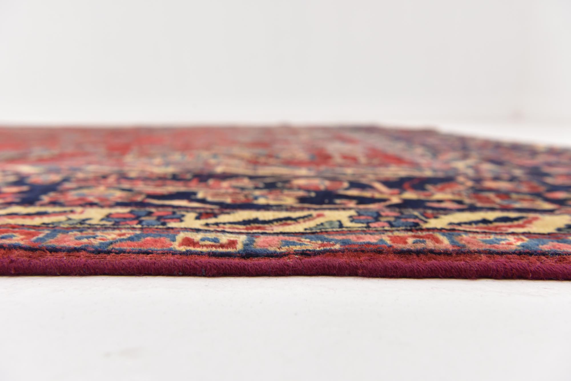 8' 6 x 11' 9 Hand Knotted Sarough Persian Wool Rug