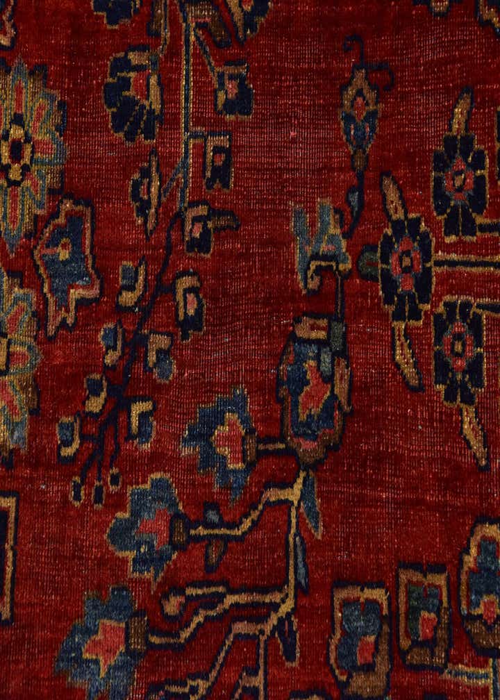 8' 6 x 11' 9 Hand Knotted Sarough Persian Wool Rug