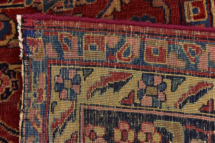8' 6 x 11' 9 Hand Knotted Sarough Persian Wool Rug