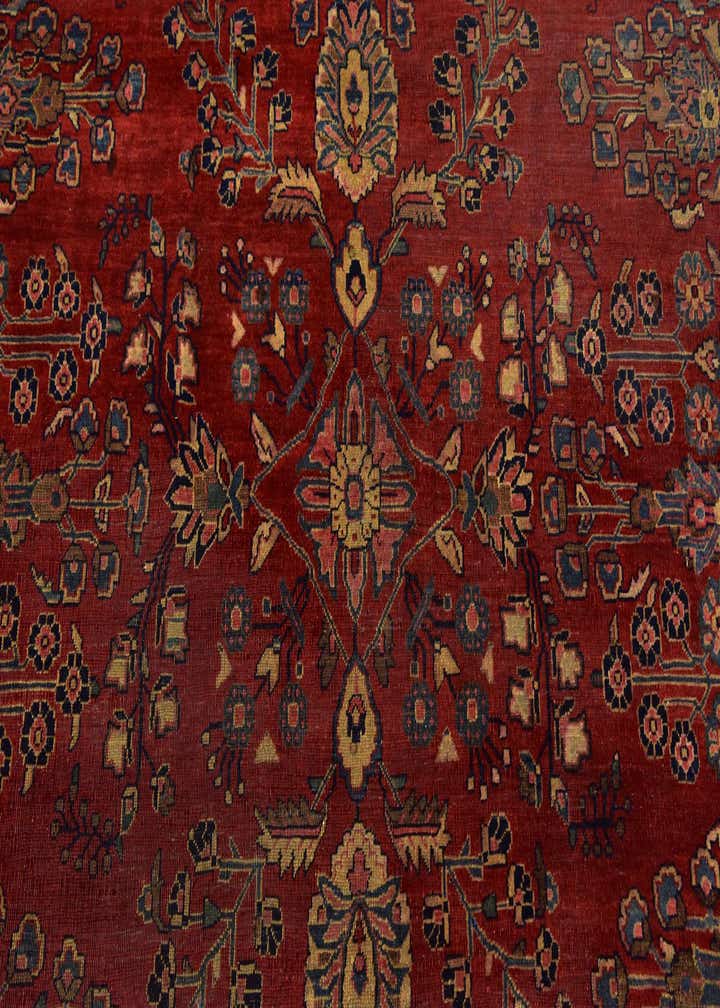 8' 6 x 11' 9 Hand Knotted Sarough Persian Wool Rug