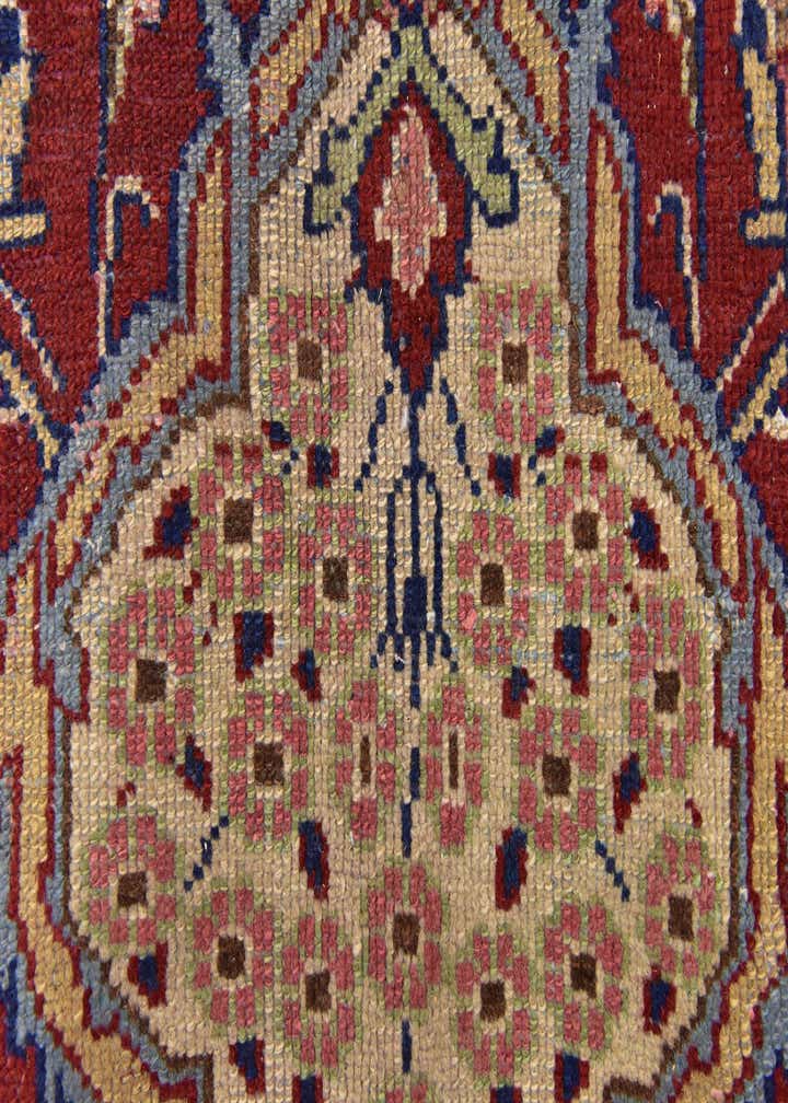 9' 2 x 12' 9 Hand Knotted Sarough Persian Wool Rug