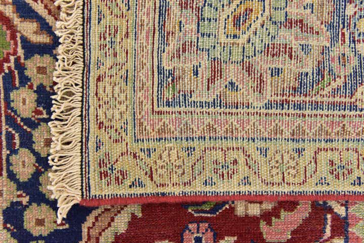 9' 2 x 12' 9 Hand Knotted Sarough Persian Wool Rug