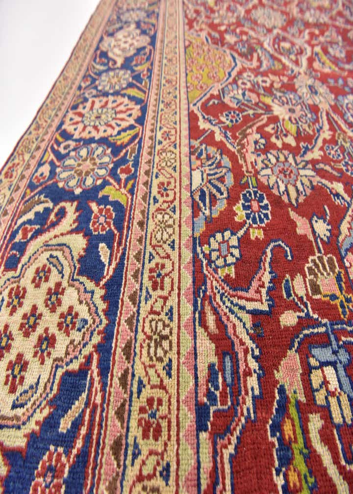 9' 2 x 12' 9 Hand Knotted Sarough Persian Wool Rug