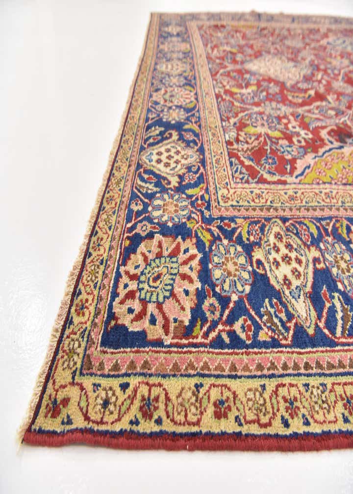 9' 2 x 12' 9 Hand Knotted Sarough Persian Wool Rug