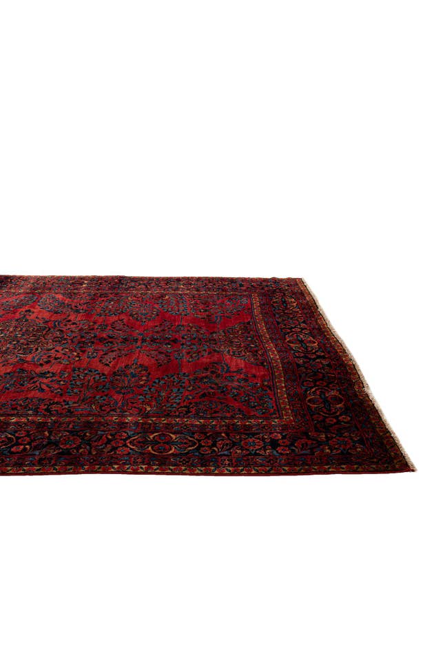 Detail image of 8' 8 x 11' 8 Hand Knotted Sarough Persian Wool Rug