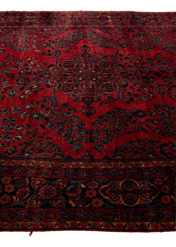 8' 8 x 11' 8 Hand Knotted Sarough Persian Wool Rug