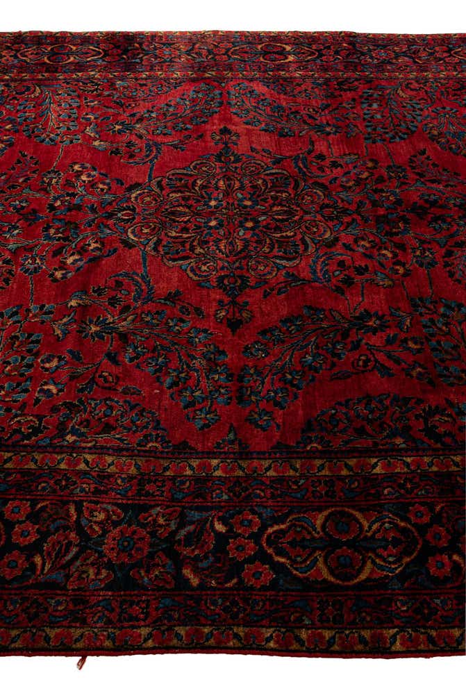 8' 8 x 11' 8 Hand Knotted Sarough Persian Wool Rug