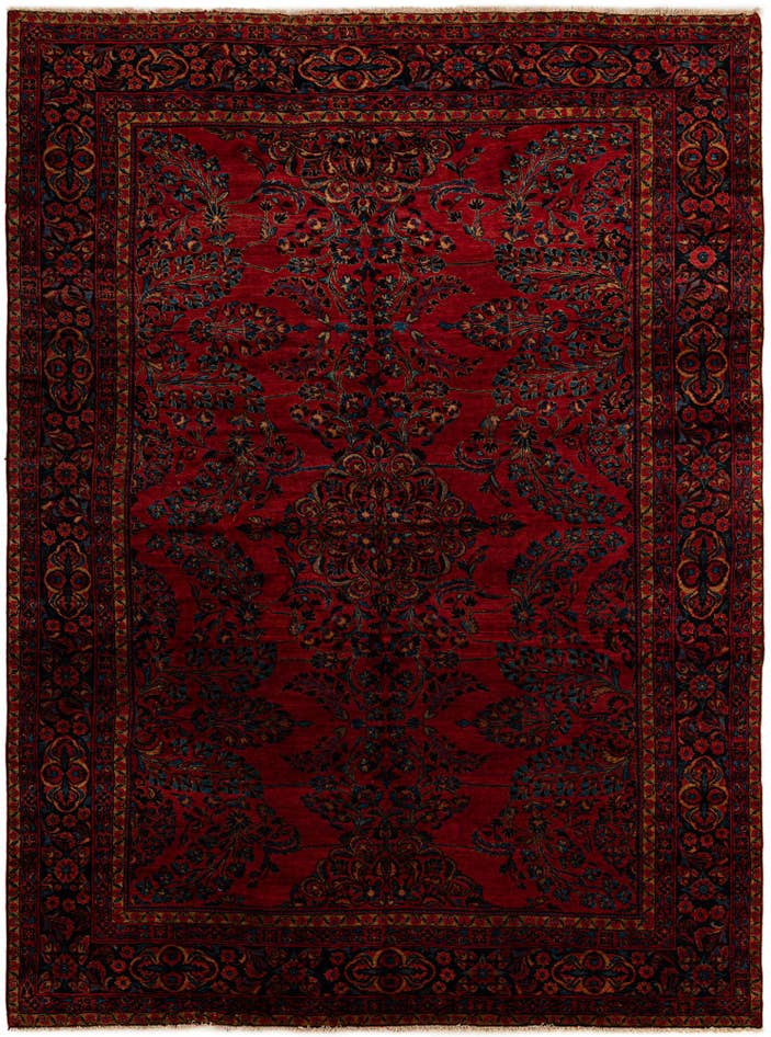 Detail image of 8' 8 x 11' 8 Hand Knotted Sarough Persian Wool Rug