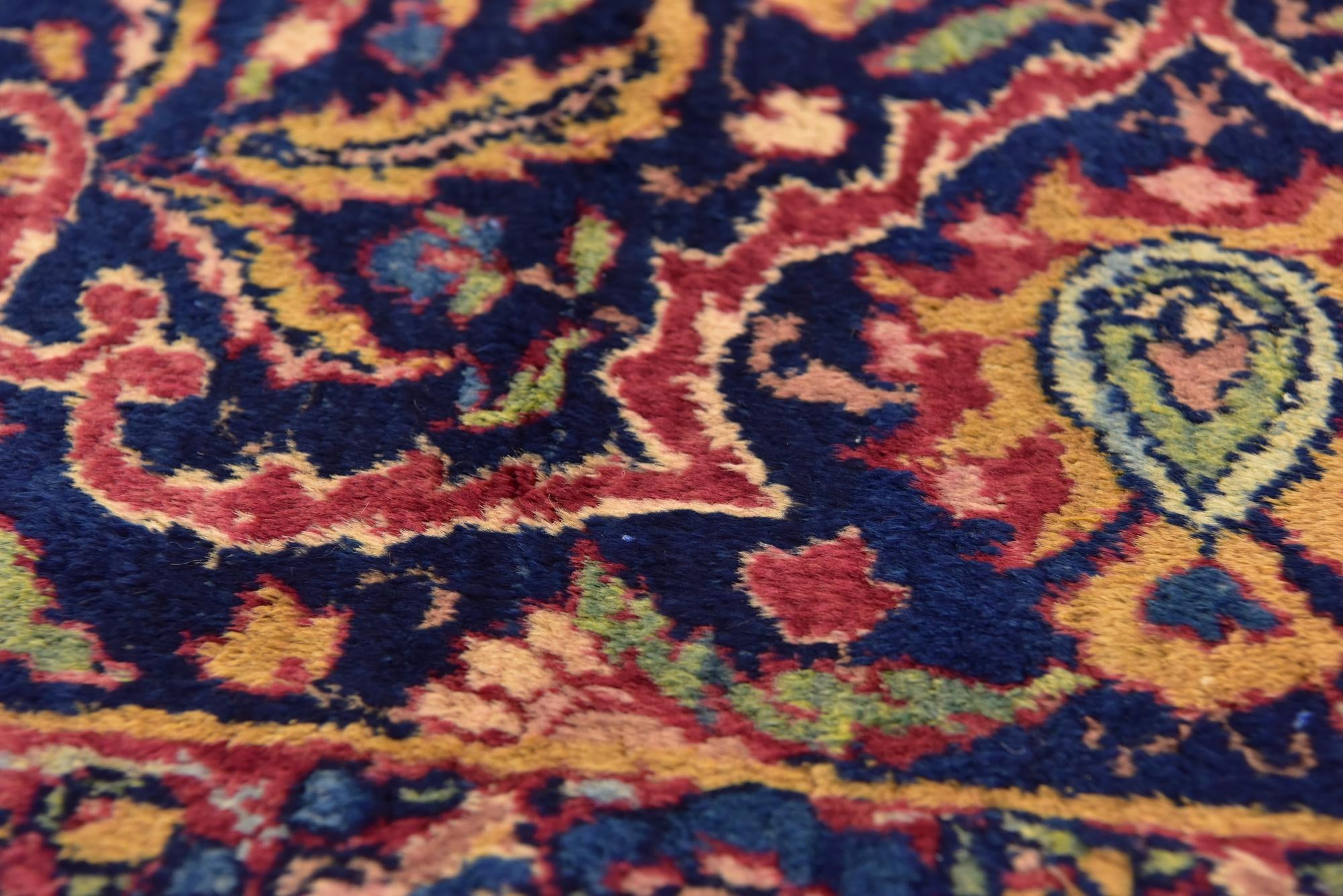 8' 8 x 12' 9 Hand Knotted Sarough Persian Wool Rug